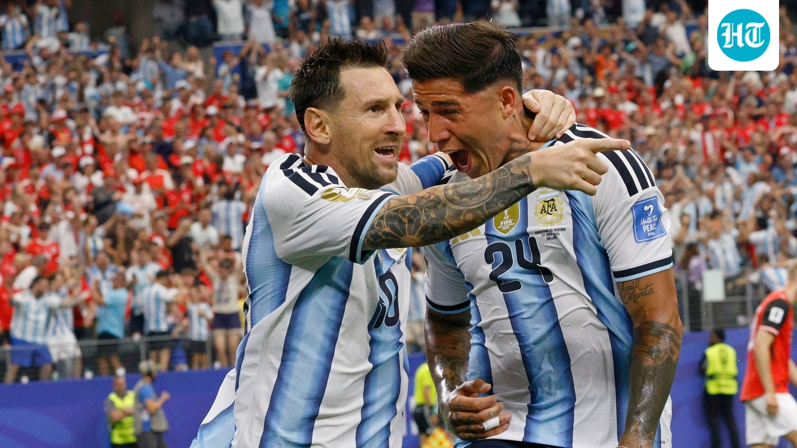 Lionel Messi breaks six World Cup records in one night as Argentina beat Austria to reach knockouts