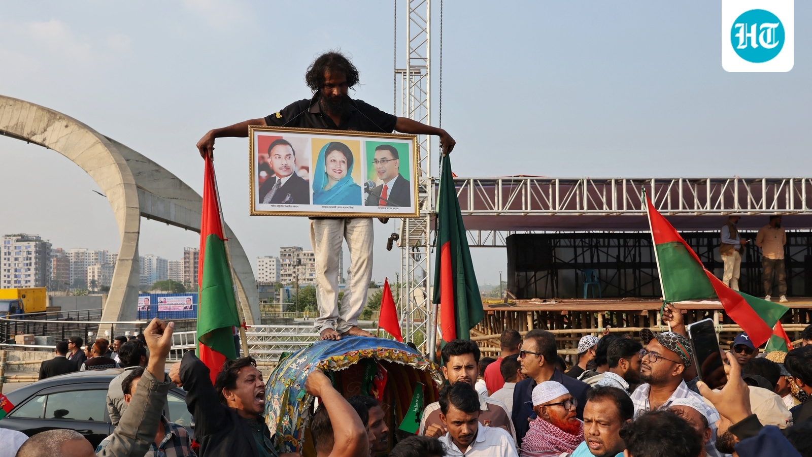 Bangladesh unrest Live updates: US lawmakers express concern over ban on Hasina's party in Feb polls