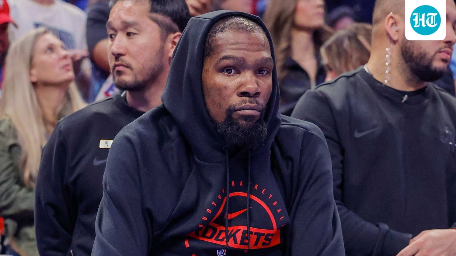 Kevin Durant’s ‘hid behind bush’ moment during outing with mysterious girl sparks fan frenzy: ‘Just leave this man…’