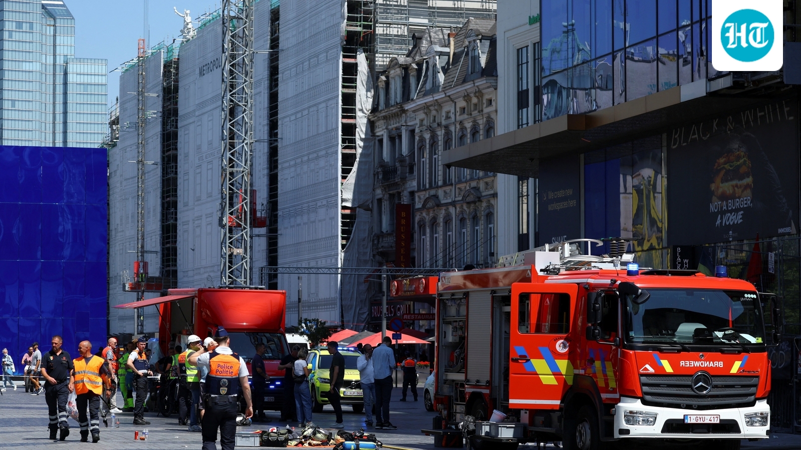 Several dead as fire erupts at Brussels construction site, search underway for missing persons