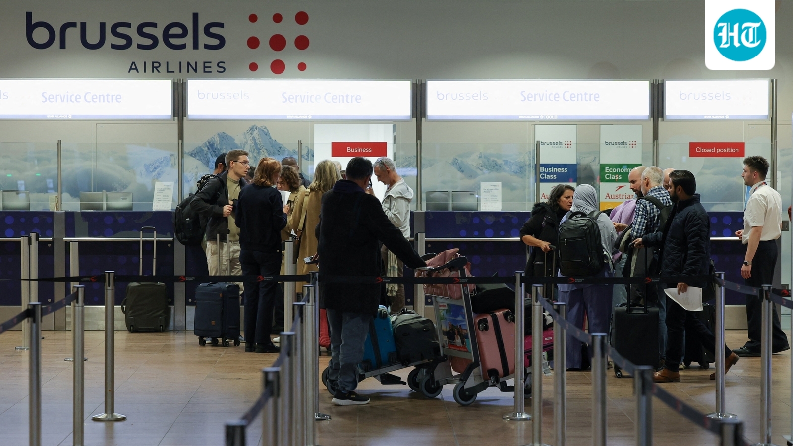 Flights halted at Brussels airport after suspected drone sightings