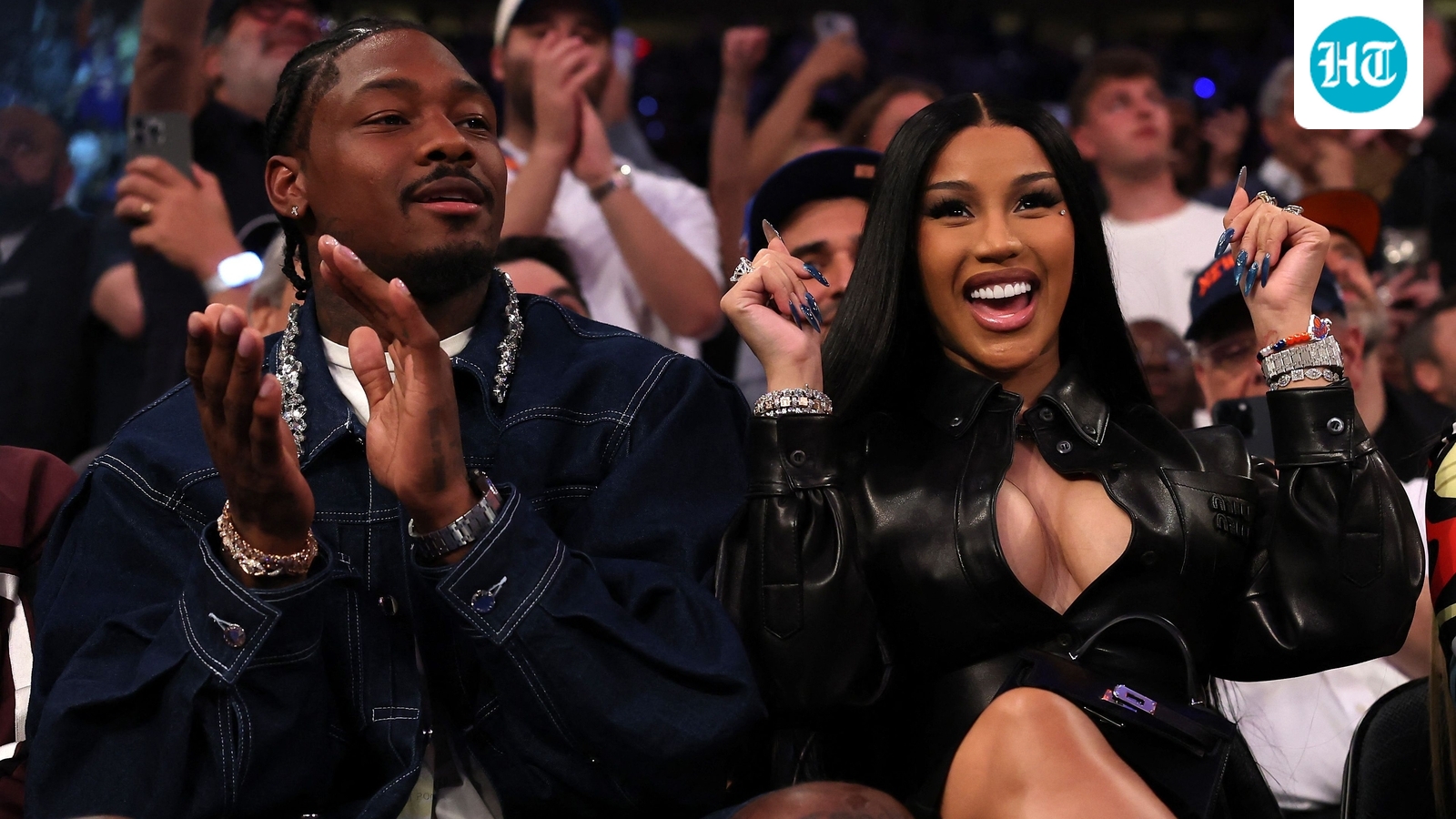 Cardi B wins hearts with reaction to Stefon Diggs', Patriots win vs Texans; ‘Let’s goooo!'