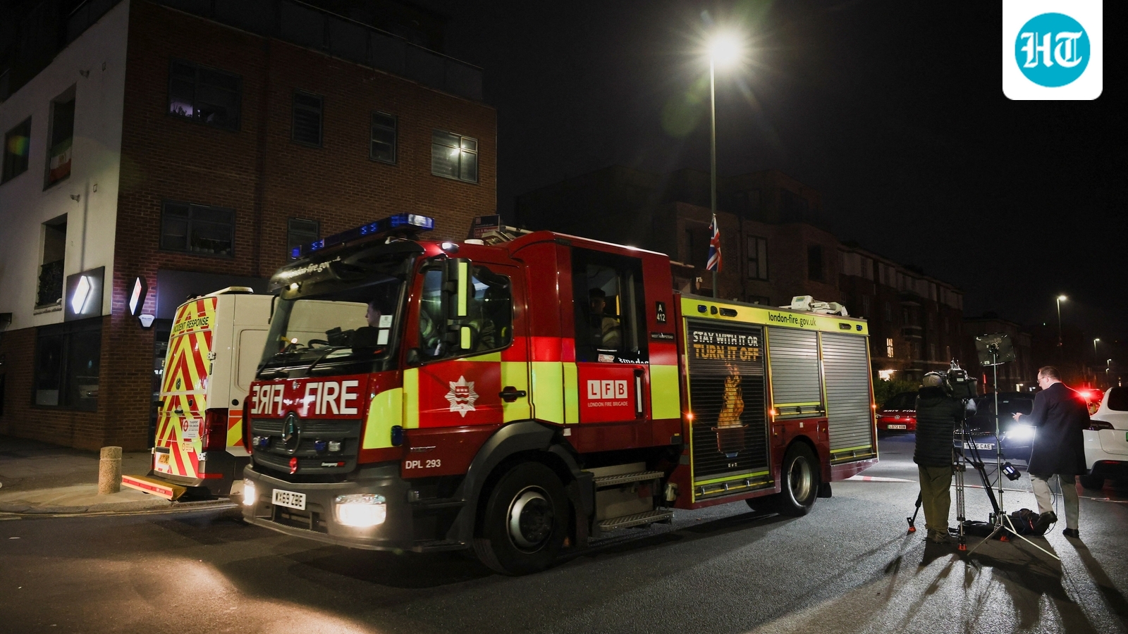 Vehicles belonging to Jewish ambulance service set on fire in London in apparent antisemitic attack