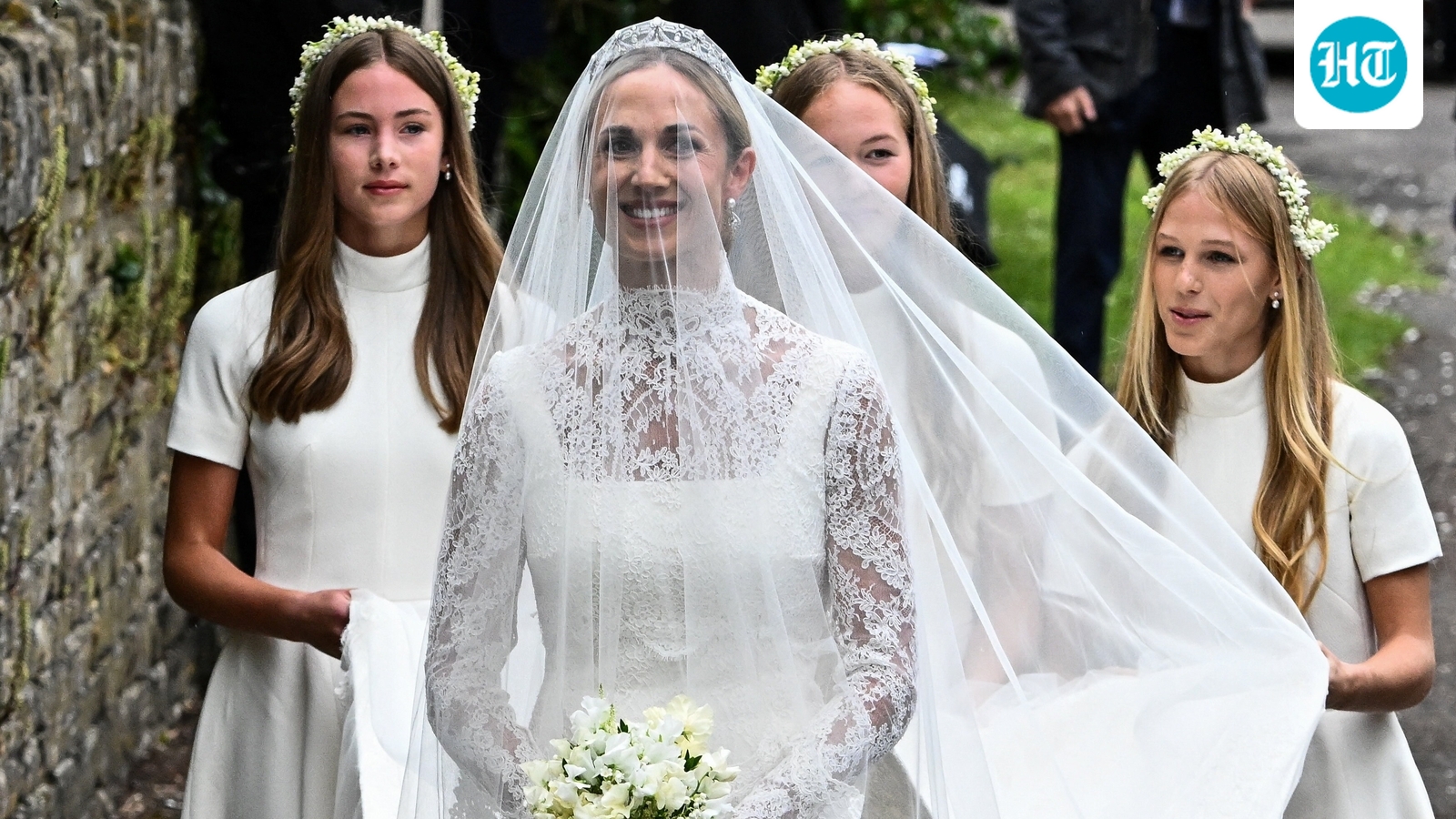 Royal wedding: Harriet Sperling stuns in Emilia Wickstead gown; inside her bridal look, cost and more