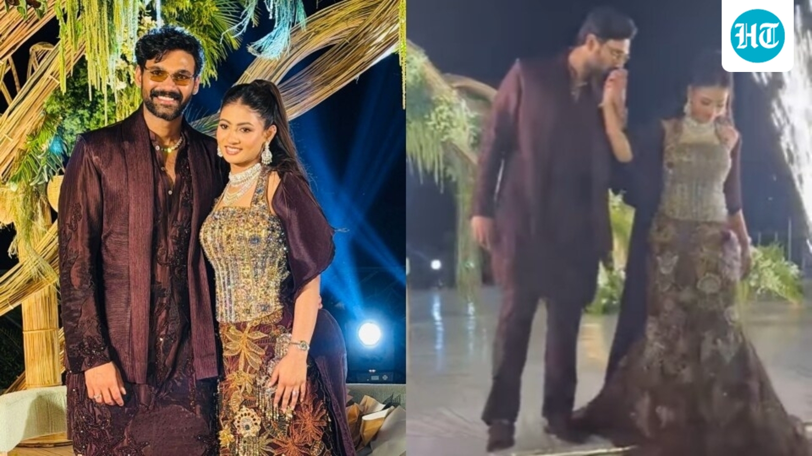 Bellamkonda Sreenivas sweetly kisses fiancée Kavya Reddy's hand after engagement, wedding date and venue revealed