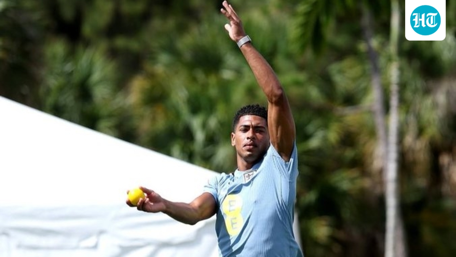 Bellingham turns right-arm medium bowler as Rogers shows batting skills during England's World Cup preparations - Watch