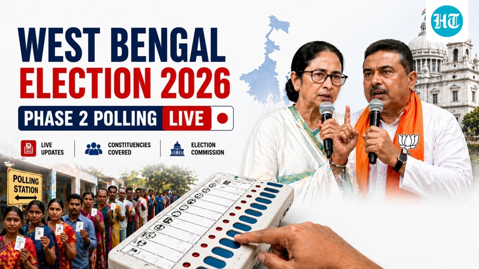 West Bengal Election 2026 LIVE: 39.97% voting percentage so far; top CRPF official at Mamata Banerjee's turf Bhabanipur