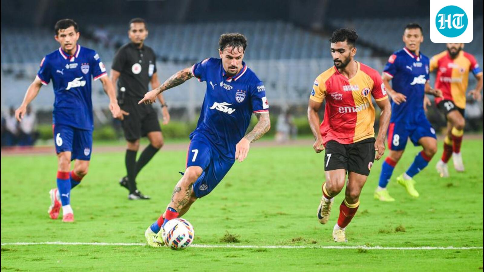 ISL: Sojberg’s late goal helps 10-man East Bengal hold Bengaluru FC 3-3