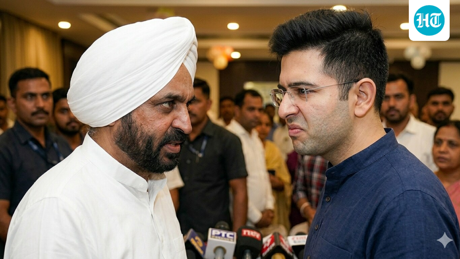 'When broom is used to clean dirt...': Bhagwant Mann's fresh jibe at Raghav Chadha