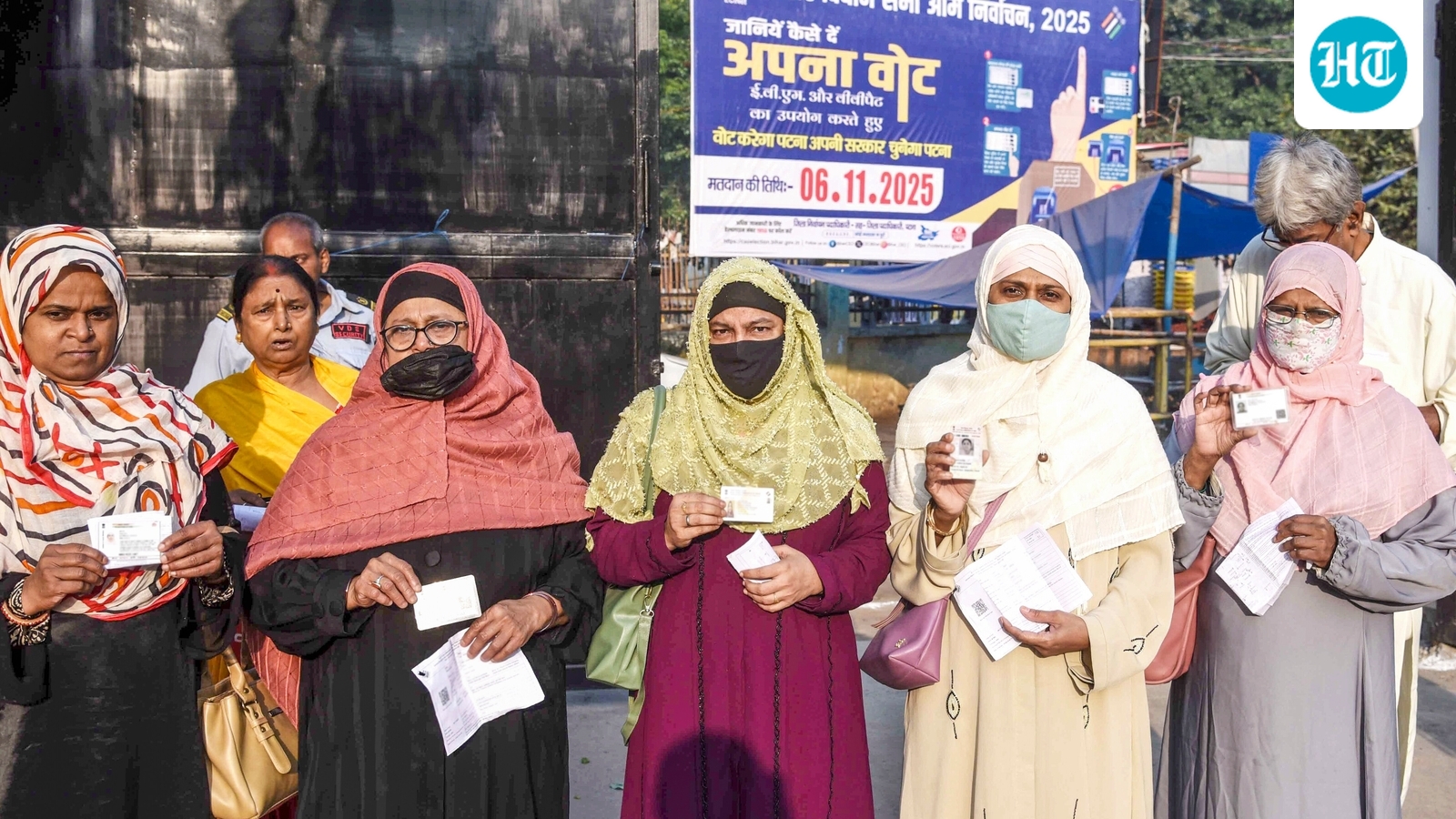 Bihar election 2025 live updates: 13% polling till 9 am; 2 women allege not allowed to vote