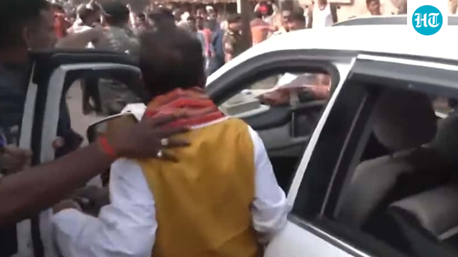 Bihar deputy CM Vijay Sinha's convoy faces attack on polling day: ‘Goons of RJD’