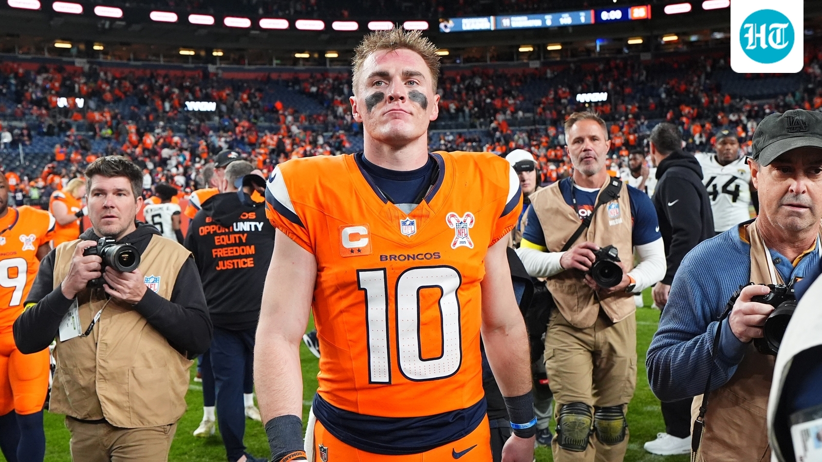 Bo Nix heartbroken after Pat Bryant takes massive hit; Broncos get scary injury update