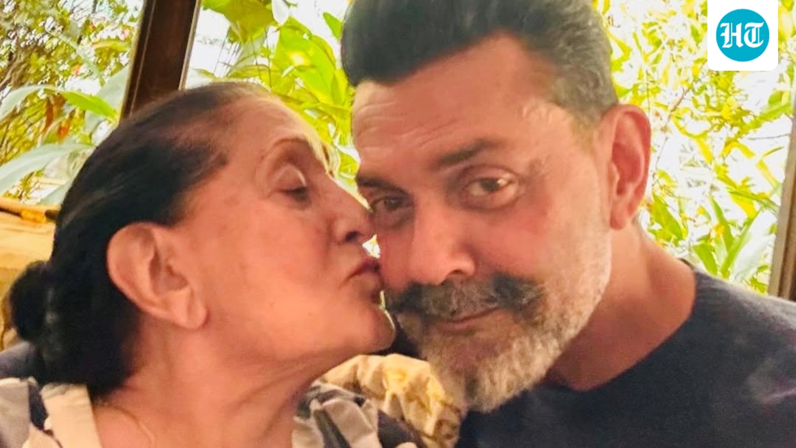 Bobby Deol gets a kiss from mom after Bandar release; Sunny Deol is all praise for his performance