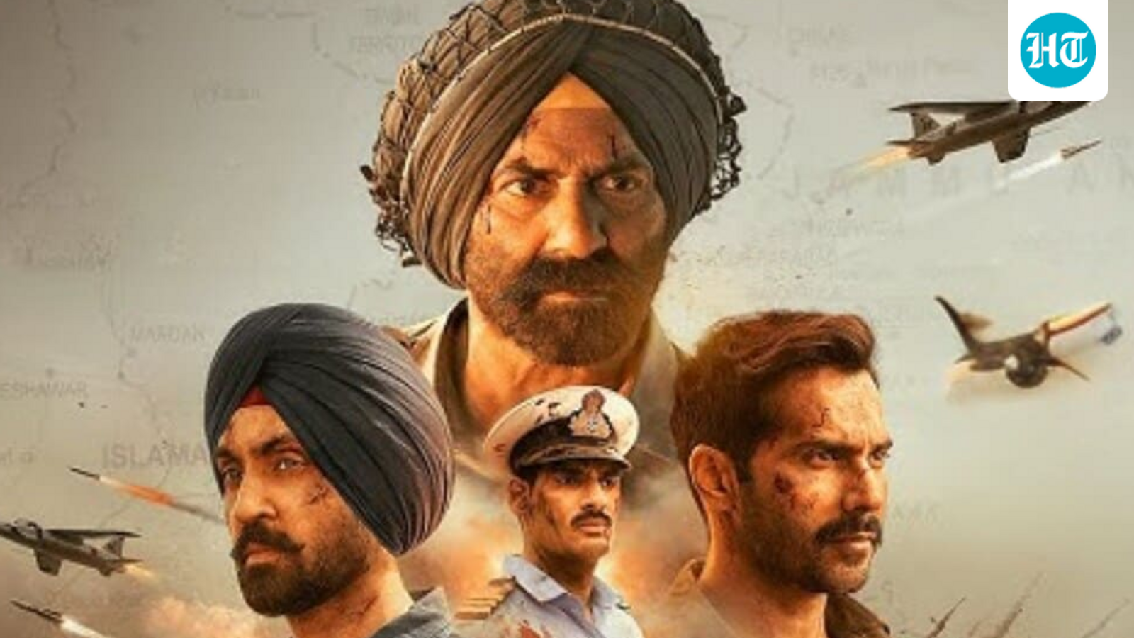Border 2 box office collection day 3 (updated live): Sunny Deol, Varun Dhawan, Diljit Dosanjh film flies past  ₹100 crore