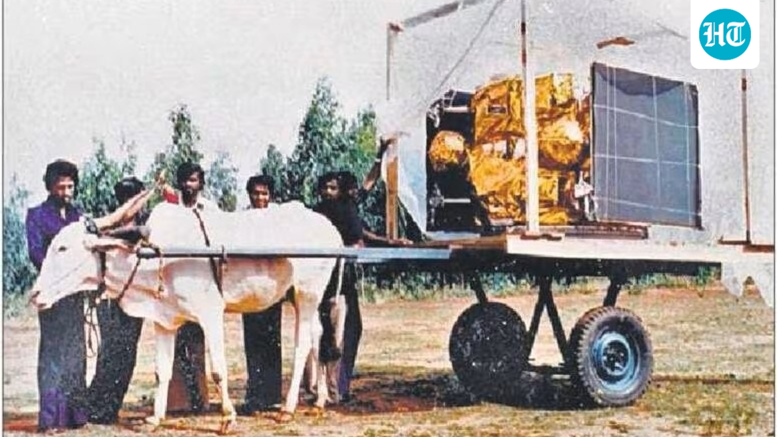 Before India's space milestone, Isro had to put a 673kg satellite on a bullock cart
