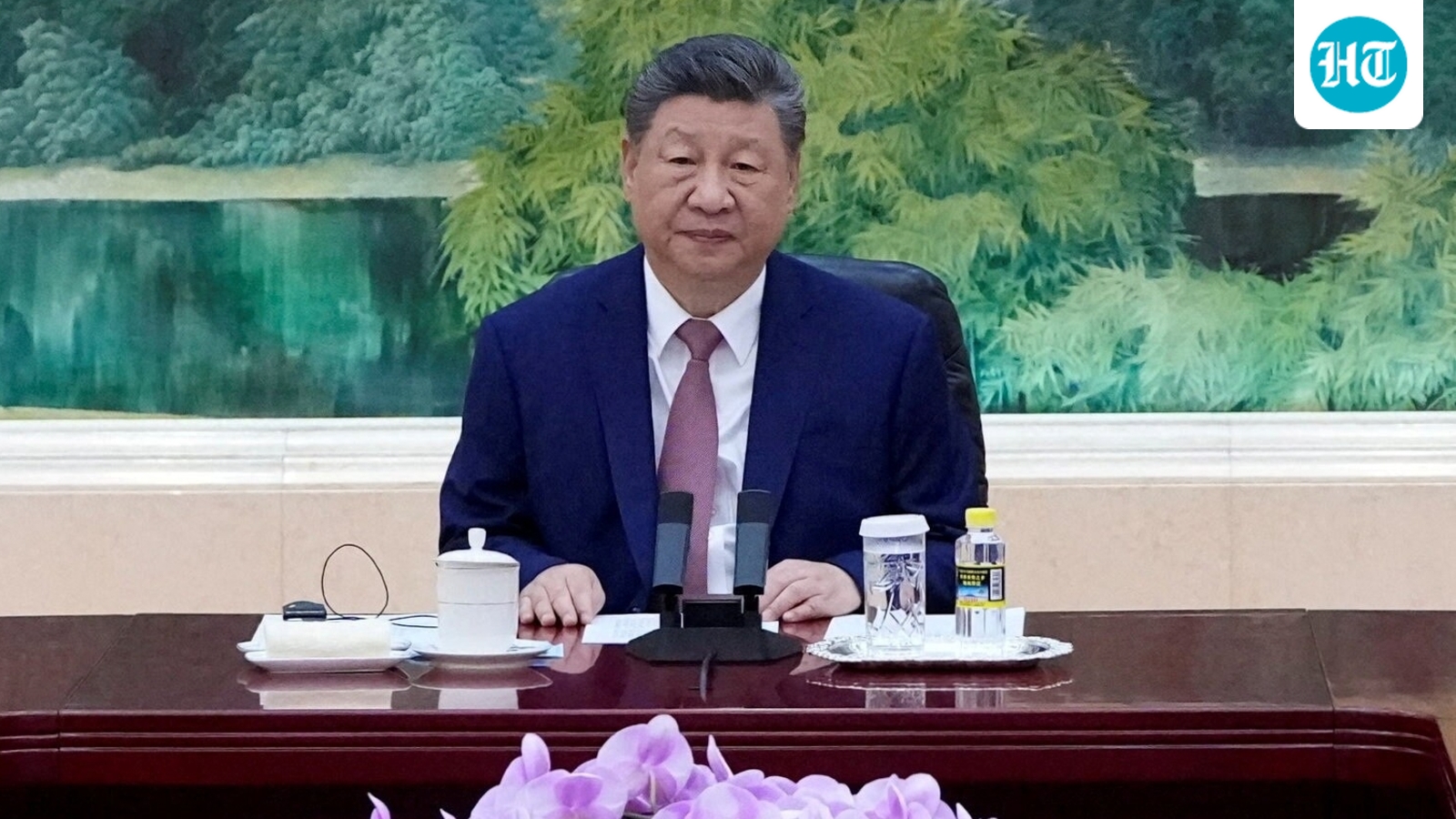 What is China's four-point proposal pushed by Xi Jinping for lasting peace between US and Iran