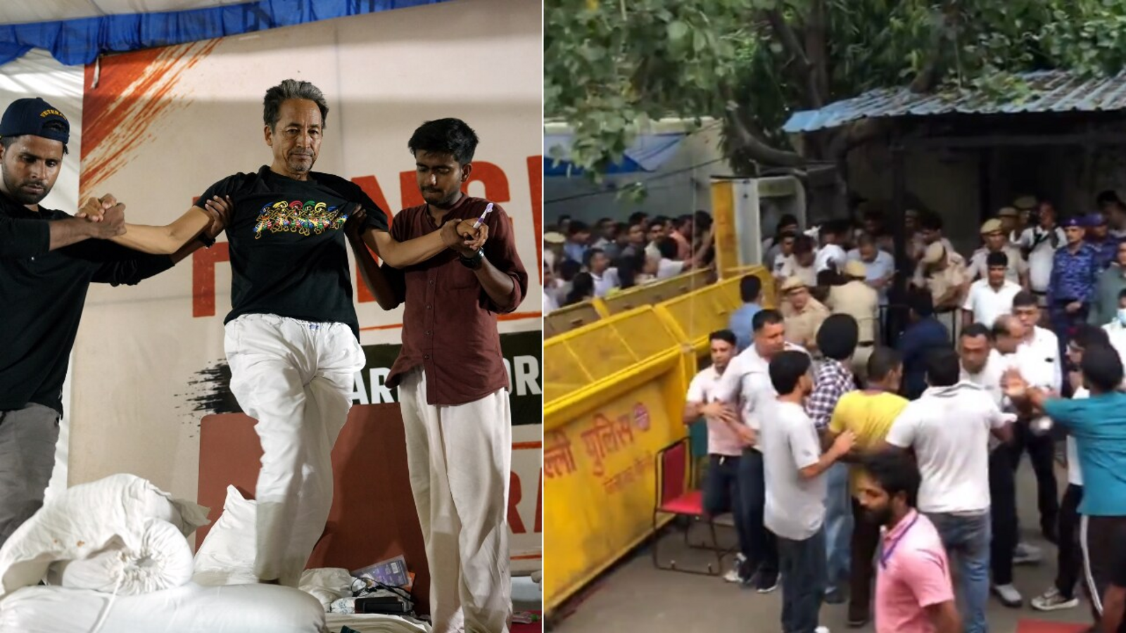 Sonam Wangchuk hunger strike LIVE: Chaos erupts as activist moved to hospital; CJP claims forceful removal, lathicharge