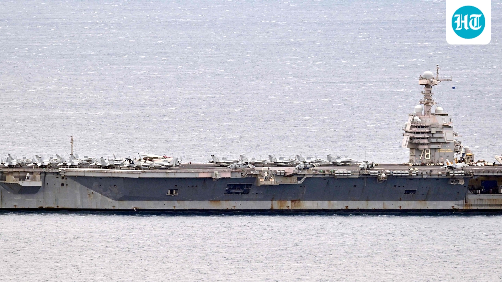 US aircraft carrier Gerald R Ford arrives in Croatia for repairs
