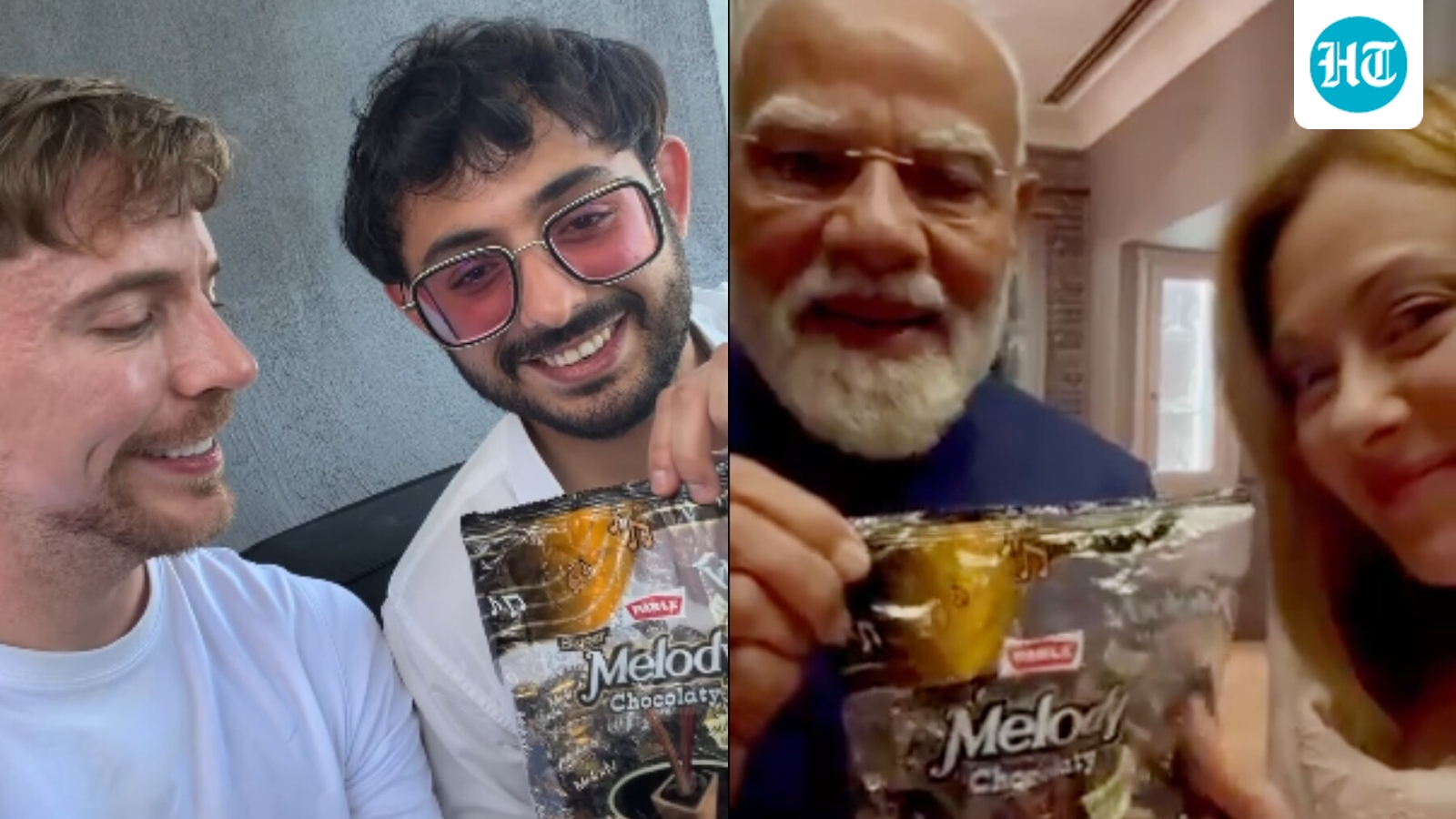 MrBeast joins CarryMinati to recreate PM Narendra Modi-Giorgia Meloni’s viral Melody moment, internet cannot keep calm