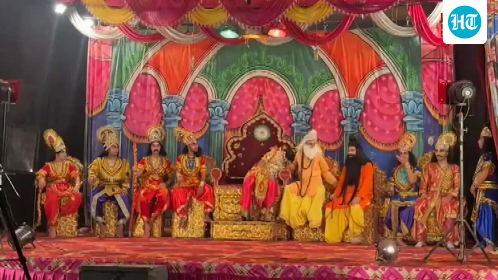 Actor playing King Dashrath dies of cardiac arrest during Ramleela in Himachal