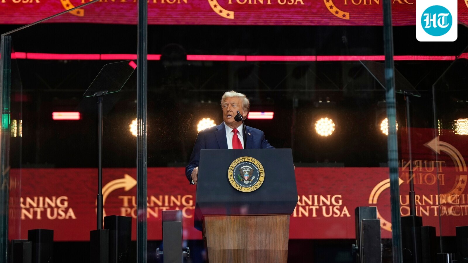 Trump bids emotion farewell to Charlie Kirk. Watch full 43-minute speech