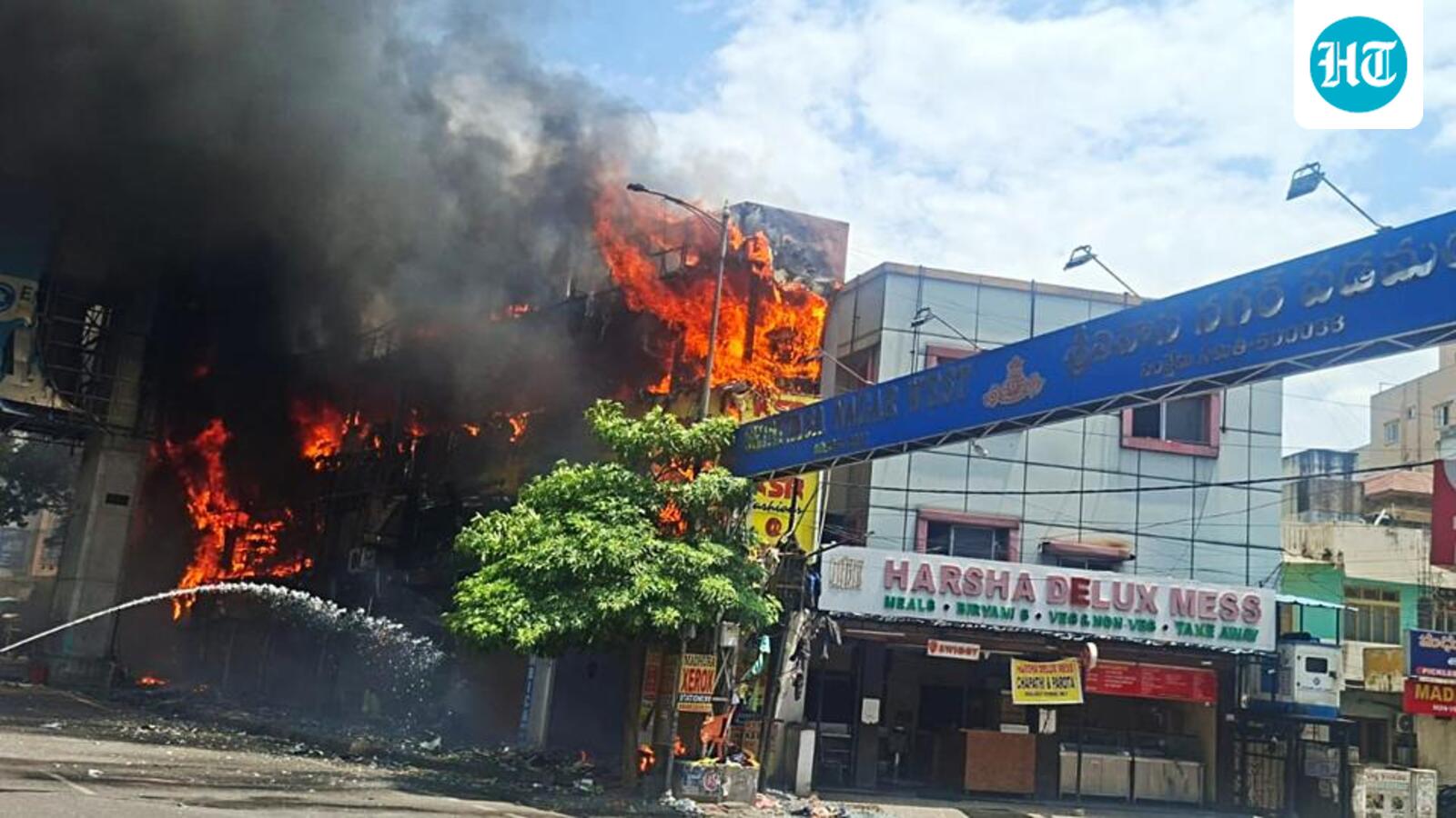 Massive fire guts shops in complex at Hyderabad’s Ameerpet; no casualties