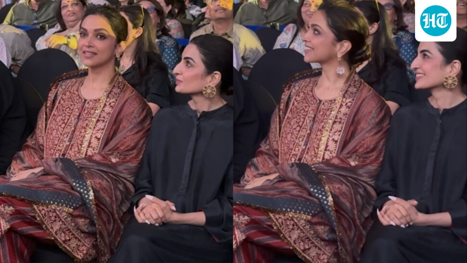 Deepika Padukone attends sitarist Rishab Rikhiram Sharma's show in Mumbai, Bhavnani family accompanies her. Watch