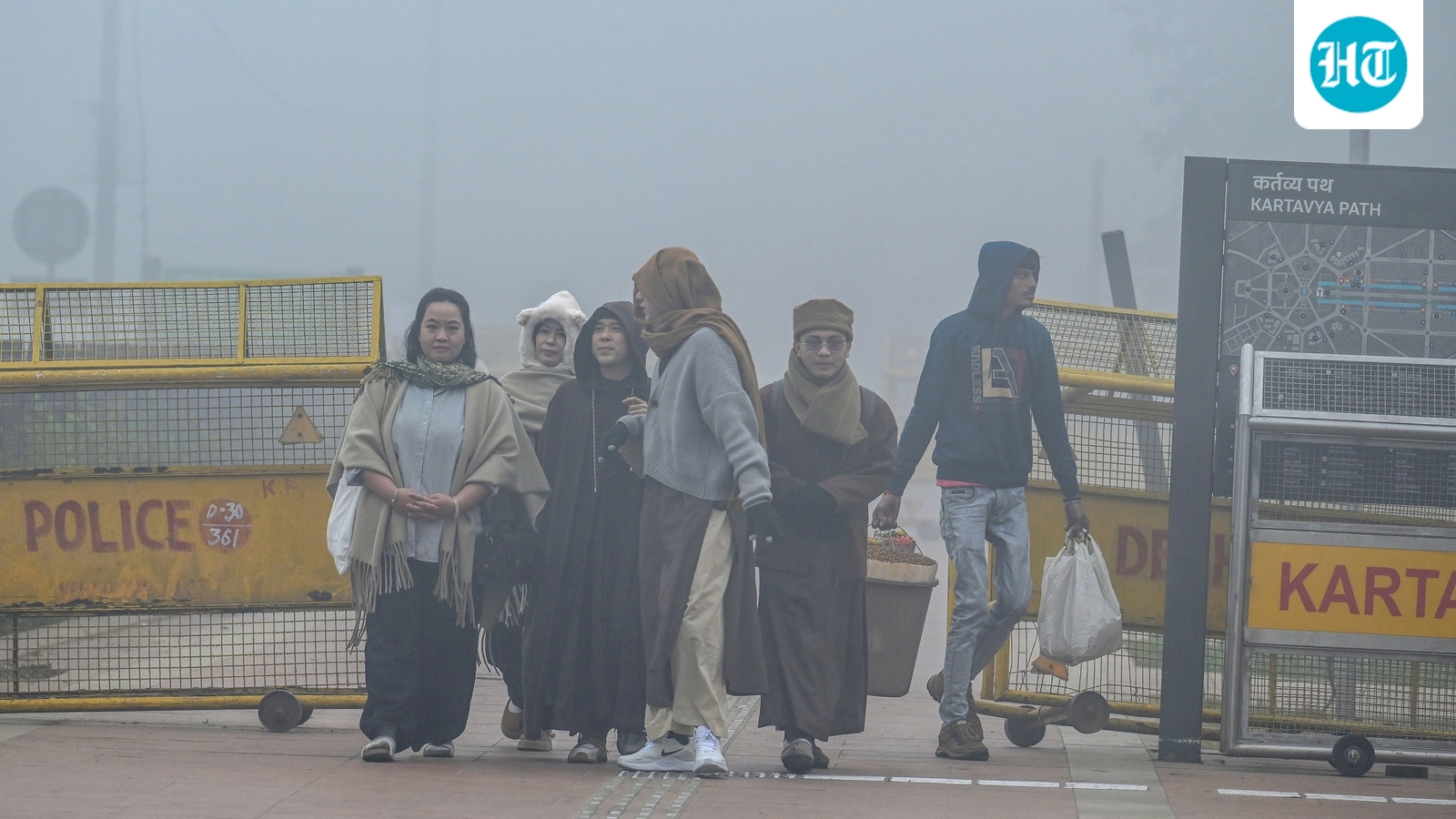 ‘Cold day’ likely in Delhi, minimum temperature around 8°C, says IMD; AQI remains toxic