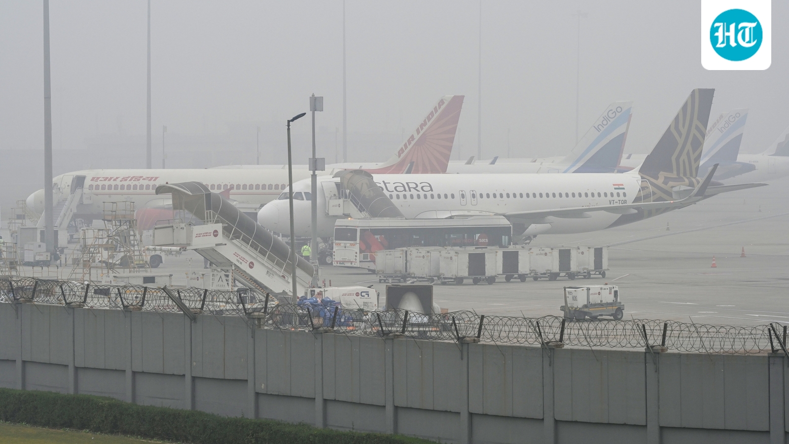 Delhi airport sees over 100 flight cancellations for second straight day amid dense fog and poor visibility