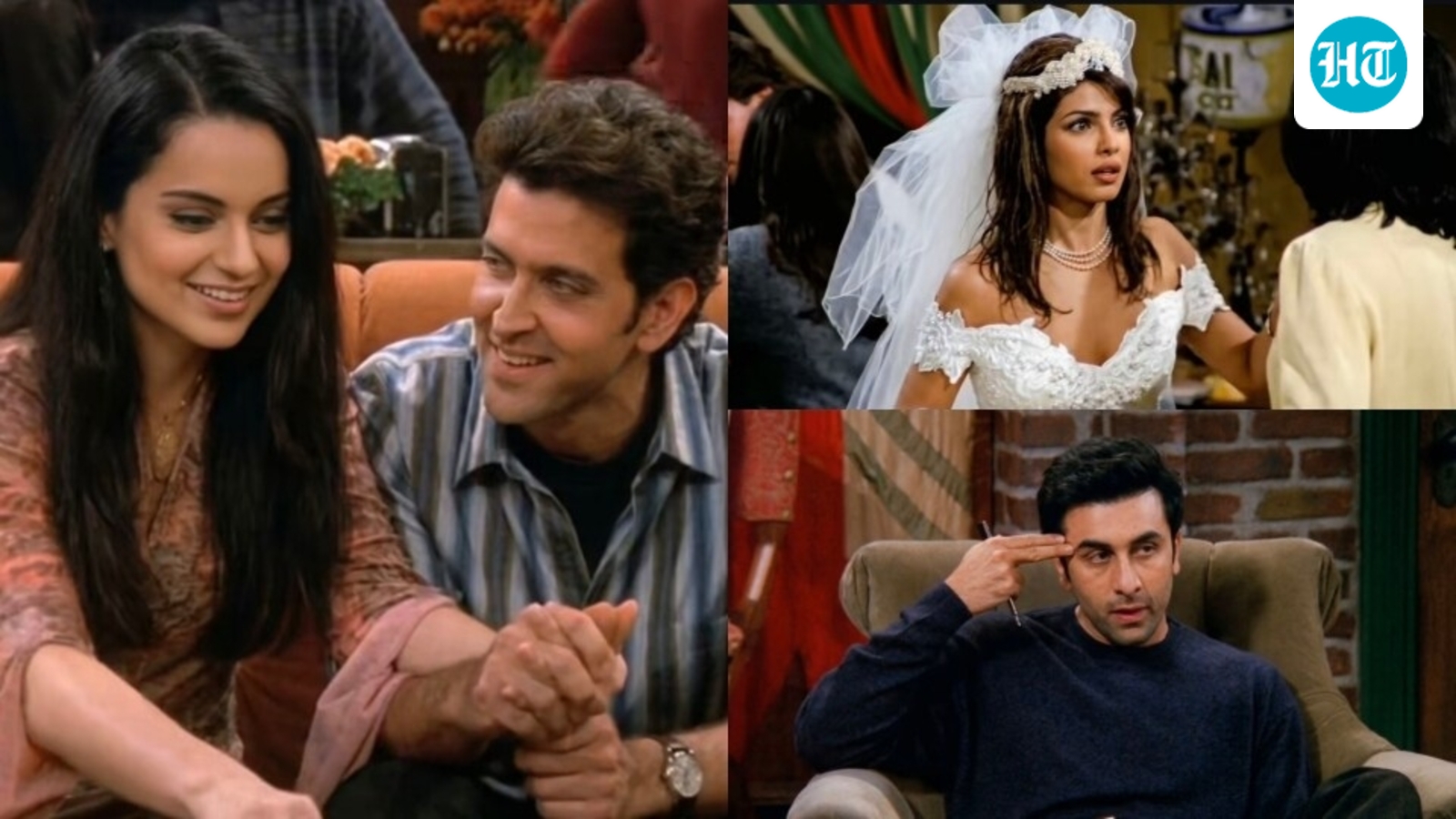 Kangana Ranaut as Phoebe, Hrithik Roshan as Mike, Ranbir Kapoor as Ross? AI reimagines Friends cast for Bollywood
