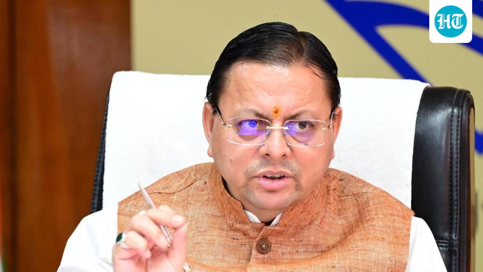 Dhami raises Uttarakhand cook’s arrest in B&B fire case with Delhi CM; seeks probe