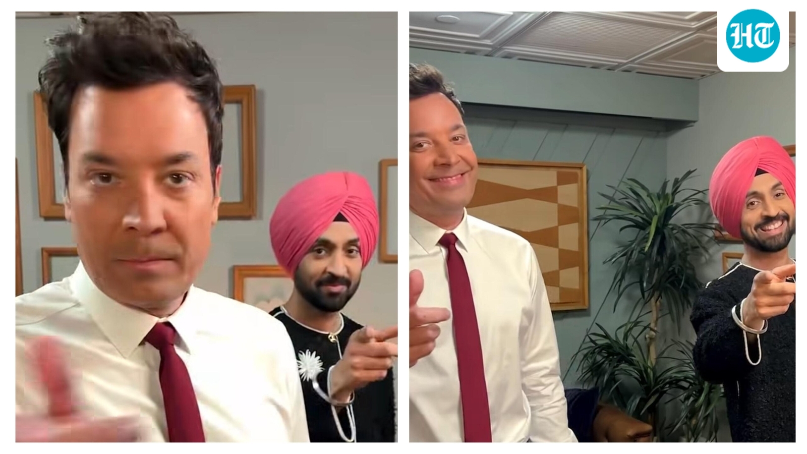 Diljit Dosanjh returns to Jimmy Fallon’s The Tonight Show; teaches Jimmy some Bhangra moves. Watch