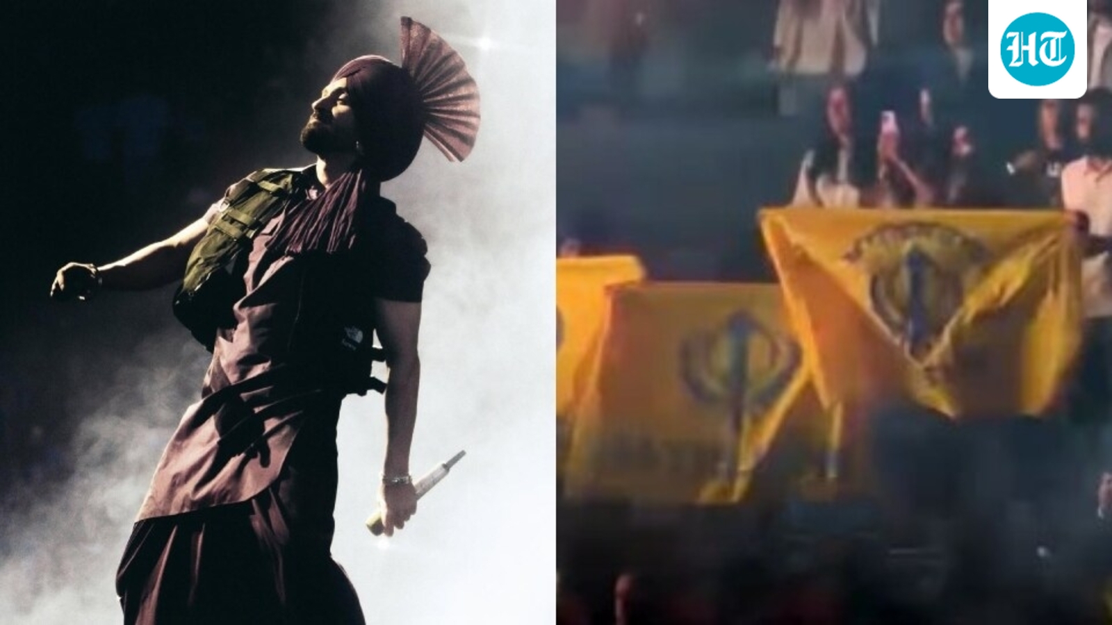 Diljit Dosanjh roars ‘jinne jhande dikhane dilkhai challo’ at protesters waving pro-Khalistani flags during concert