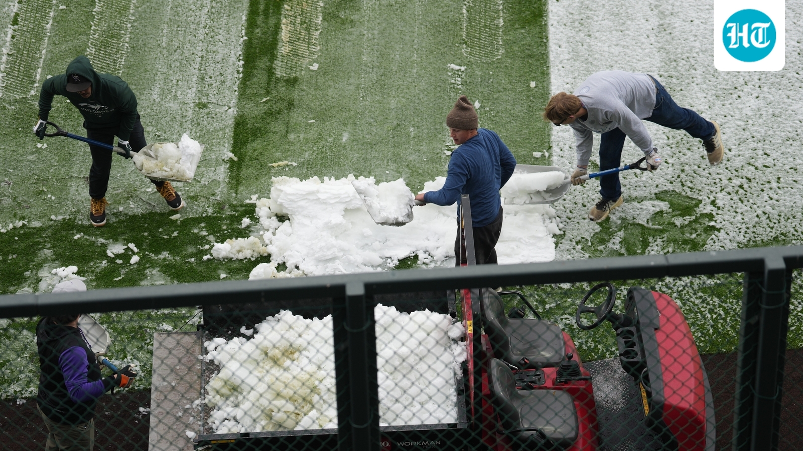 Coors Field weather update: Denver stadium covered in snow ahead of Dodgers vs Rockies game; viral videos emerge