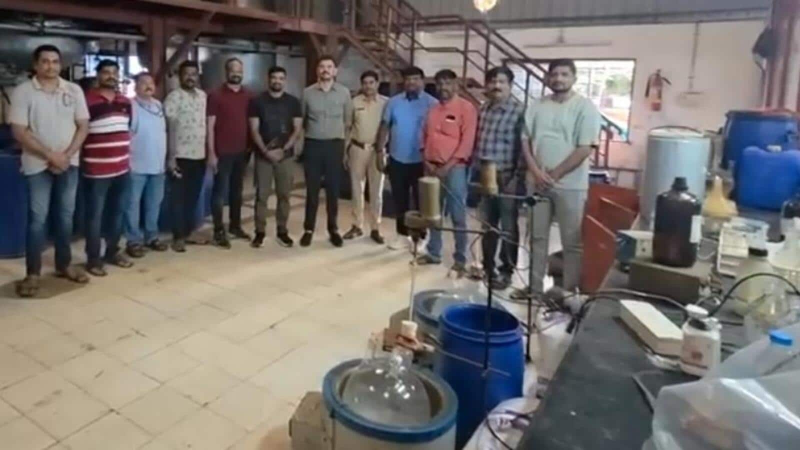 Computer science graduate among two held for running Mephedrone factory in Hyderabad