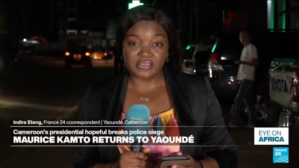 Cameroonian opposition leader Kamto returns to Yaoundé after house arrest