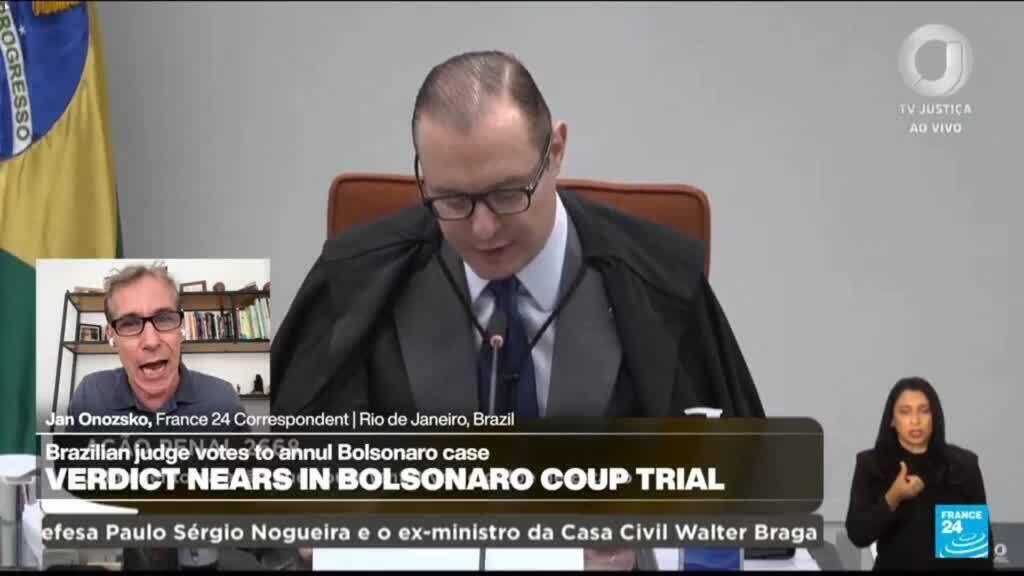Brazilian judge votes to annul Bolsonaro coup plot case