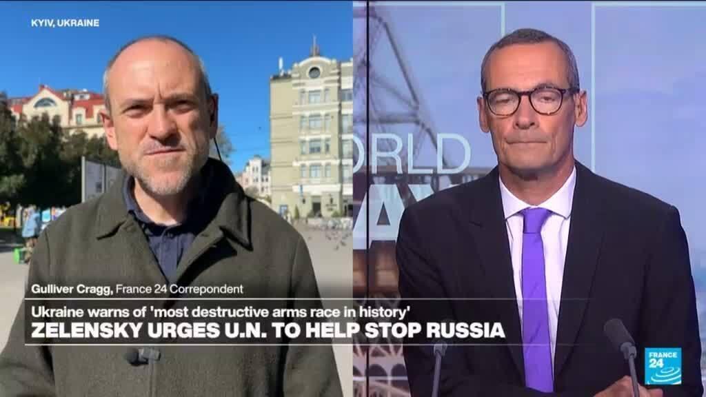 Ukraine's Zelensky urges UN to help stop Russia amid drone incursions in Europe