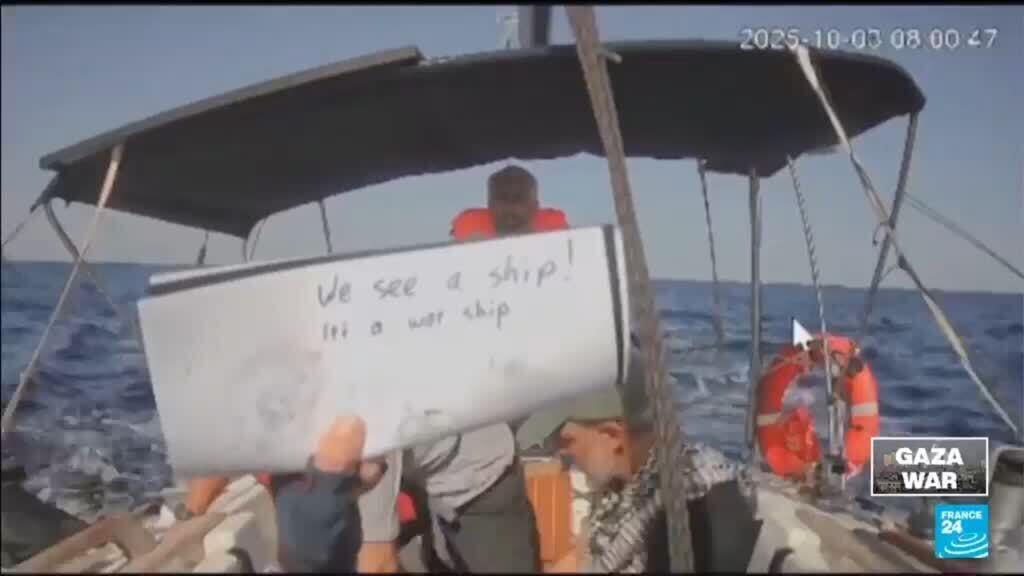 Israeli military intercepts final aid boat as new flotilla sails to Gaza