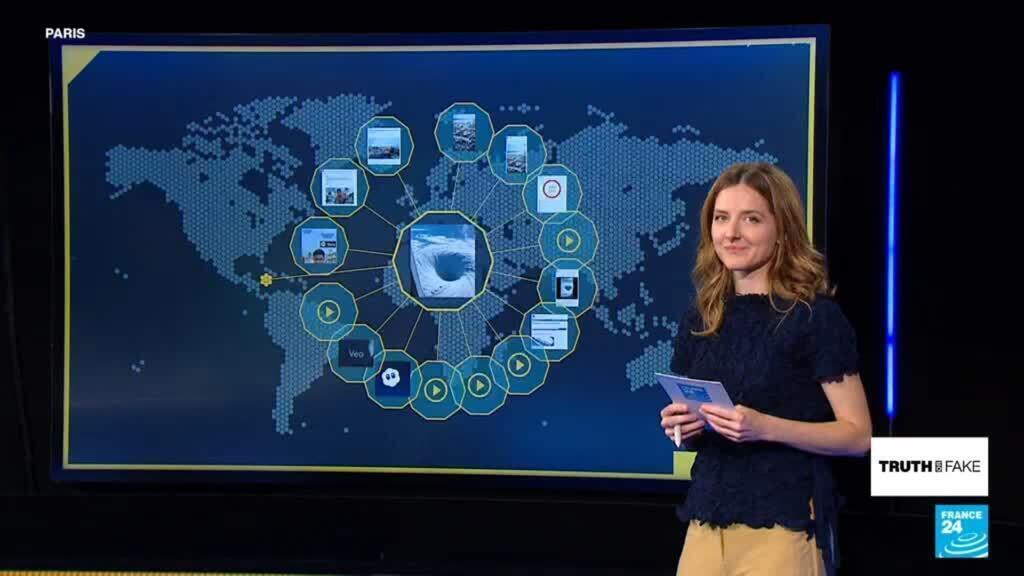 AI-generated videos of Hurricane Melissa flood social media