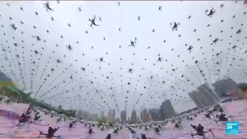 China sees rising popularity of drone displays