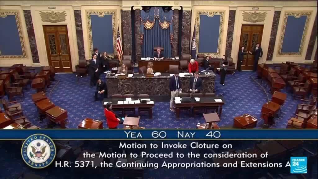 Senate advances bill to end longest shutdown in US history
