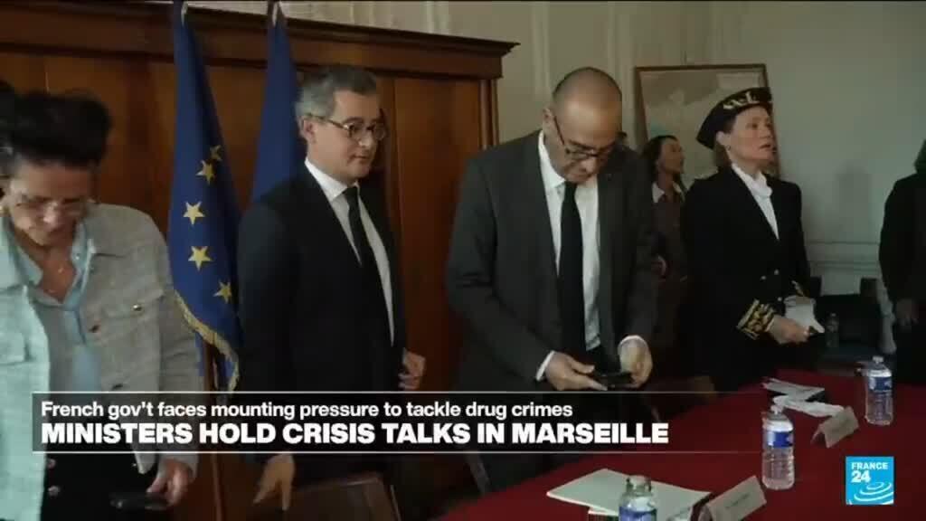 French ministers hold crisis talks in Marseille over drug trafficking