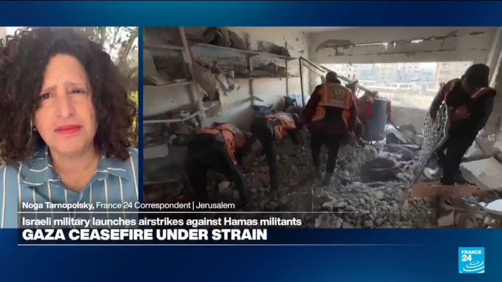 Gaza ceasefire under strain: Israeli military launches airstrikes against Hamas militants