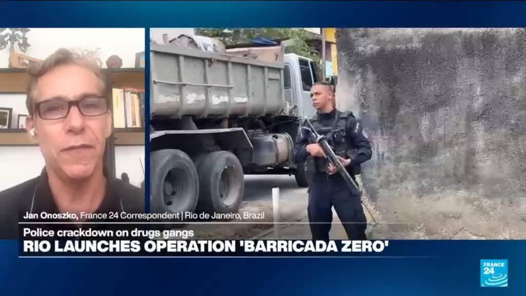 Brazil lauches operation 'Barricada Zero': Police crackdown on drug gangs