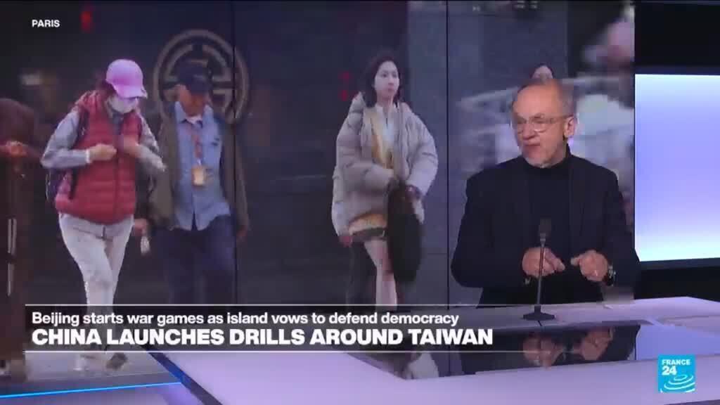 China launches military drills simulating blockade of Taiwan ports
