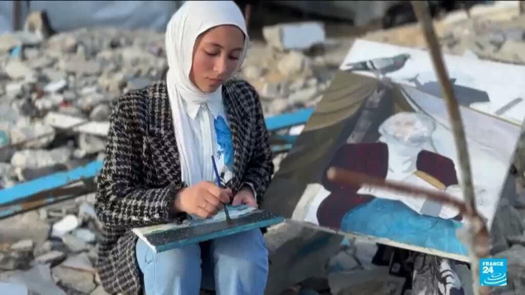 Gaza: Some Palestinians turn to art to process war trauma