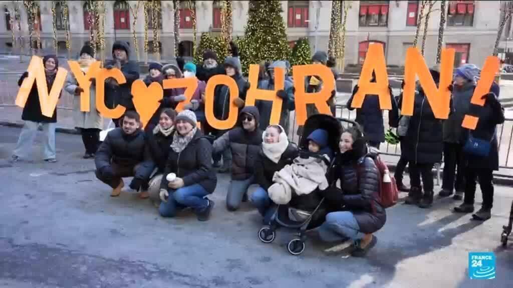 New Yorkers brave the cold to welcome Zohran Mamdani as their new mayor