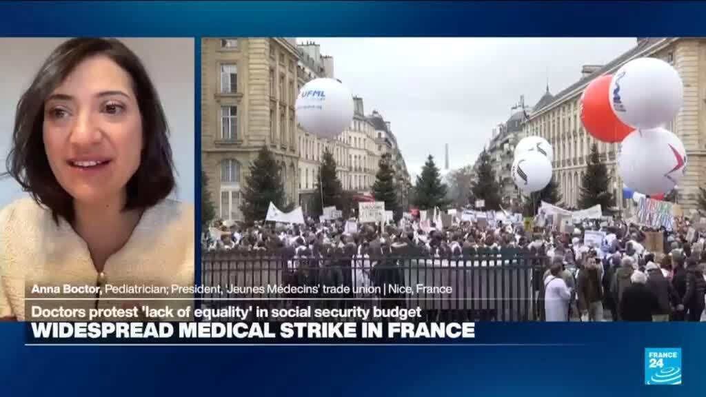 French doctors striking over 'authoritarian drift' in universal healthcare system