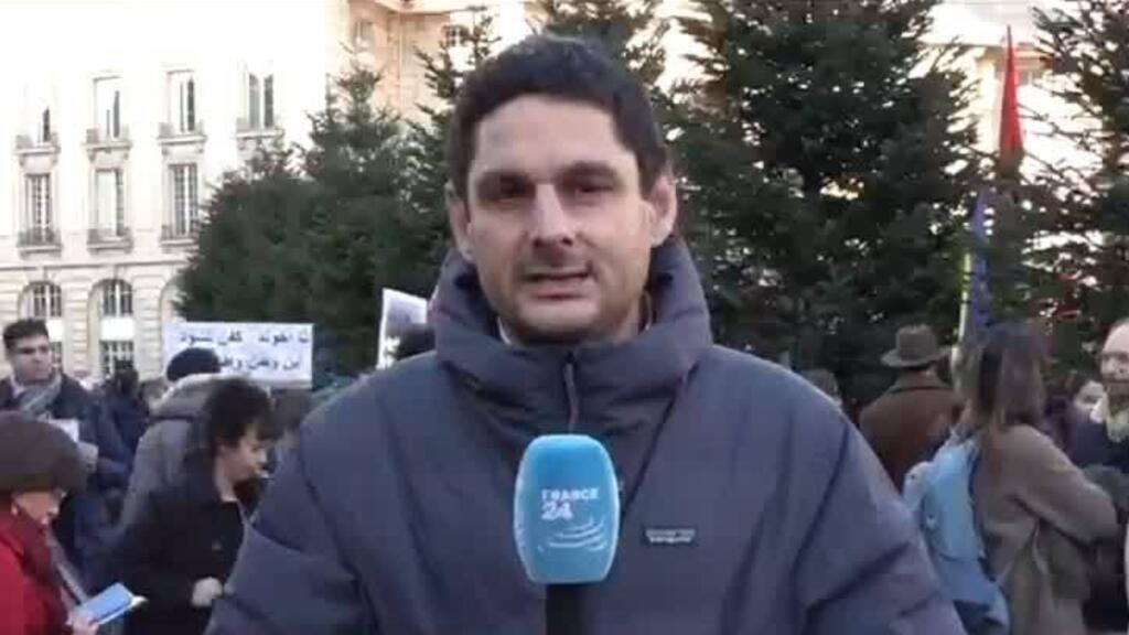 Hundreds rally in Paris against Iran’s crackdown on protesters